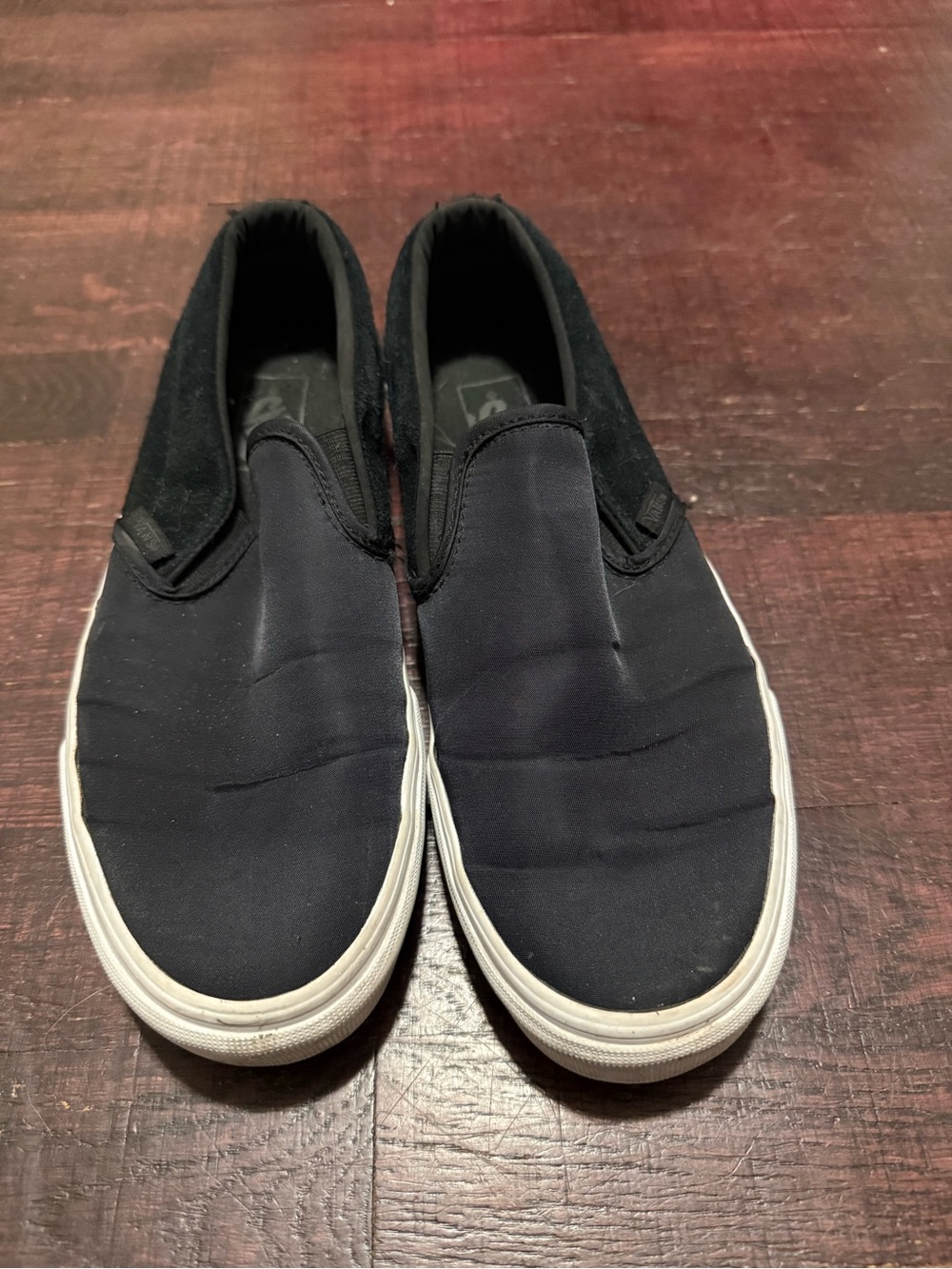 Men's Slip-On Vans in black